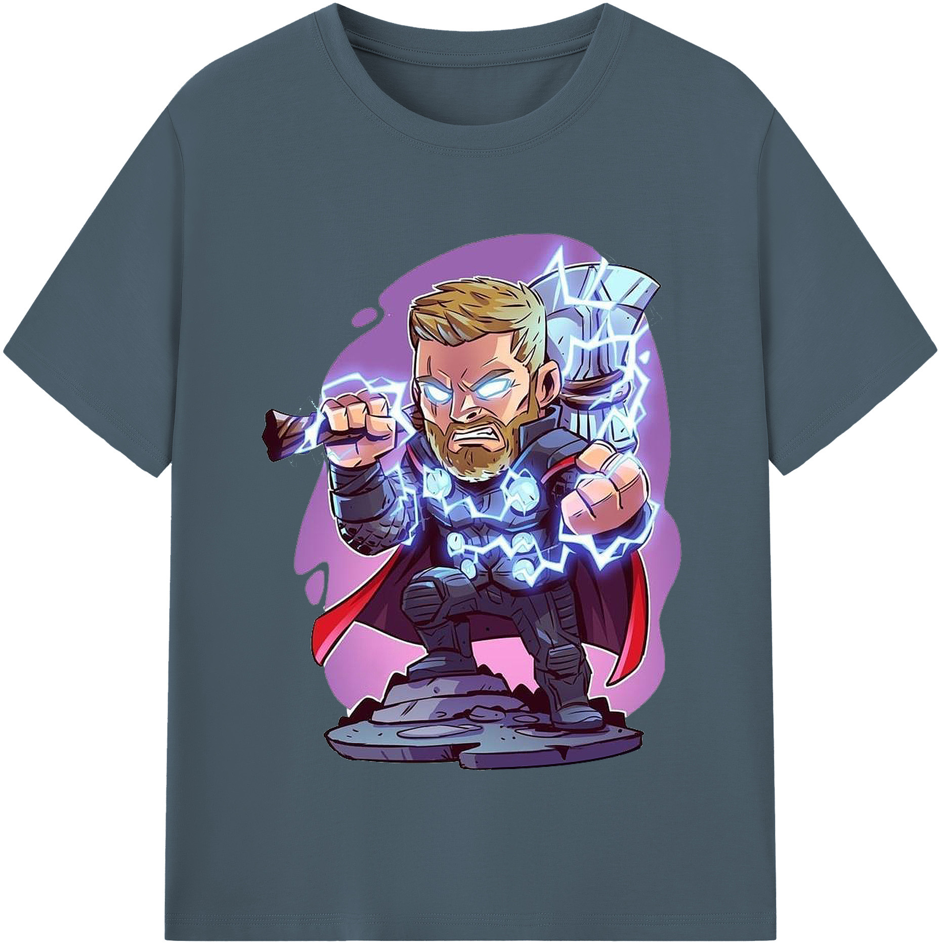 （画像用） アベンジャーズ The Avengers 綿100％半袖Tシャツ（フロントプリント）